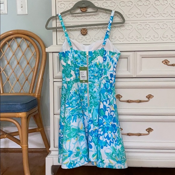 NWT Lilly Pulitzer willow dress in resort white. - Picture 2 of 5